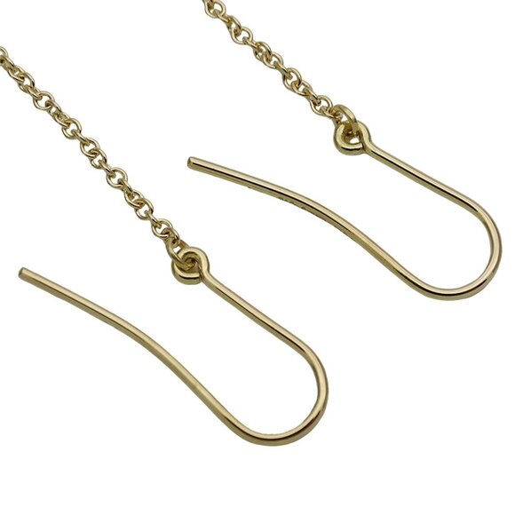 TIFFANY Gold Pearl Earrings - Picture 4 of 8